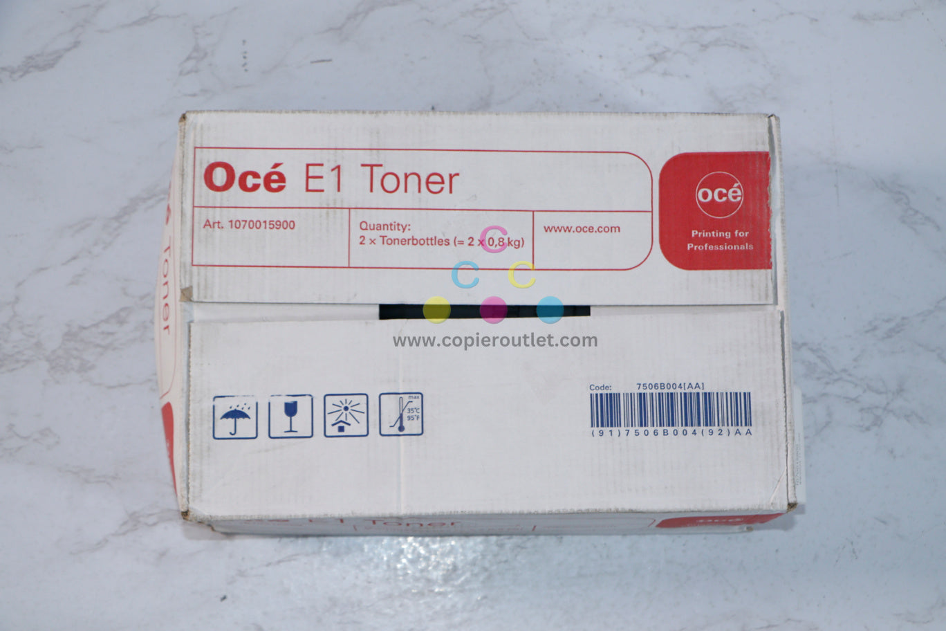 New Cosmetic Genuine OCE 9700, 9800, TDS800 Black Toner Bottles E1 / 1070015900