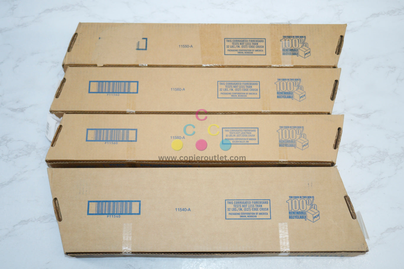 4 OEM Toshiba e-STUDIO 5540C,6540C,6550C T-FC65 CMMK Toners ( No Yellow)