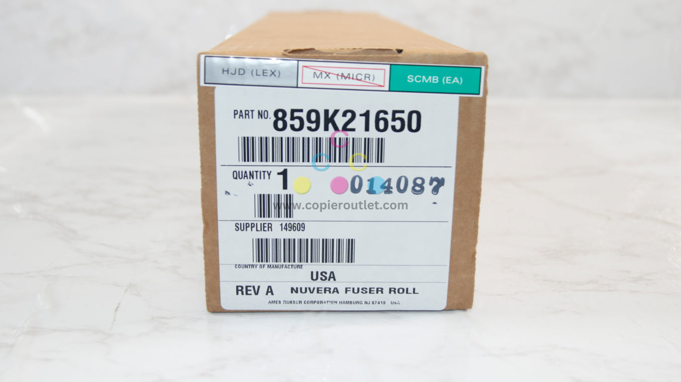 New Xerox Nuvera 100,120,144, 859K21650(059K58953) Fuser Roll Same Day Shipping!!