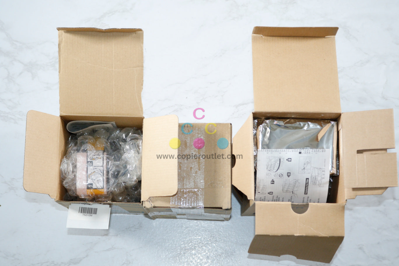 3 Open OEM Konica Minolta C350,C351,C450,CF2203 Toners TN310M,TN310Y,TN310K