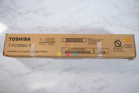 New OEM Toshiba eSTUDIO 5506AC,5506ACT,6506AC,7506AC Yellow Toner T-FC556U-Y