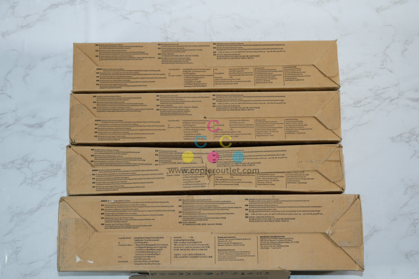 4 OEM Samsung MultiXpress CLX-9201NA,9251NA,9301NA CLT-809S CYKK Toners