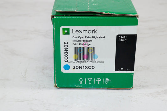 Cosmetic Lexmark cS331dw/CX431adw Cyan Extra High Yield Toner Cartridge 20N1XC0