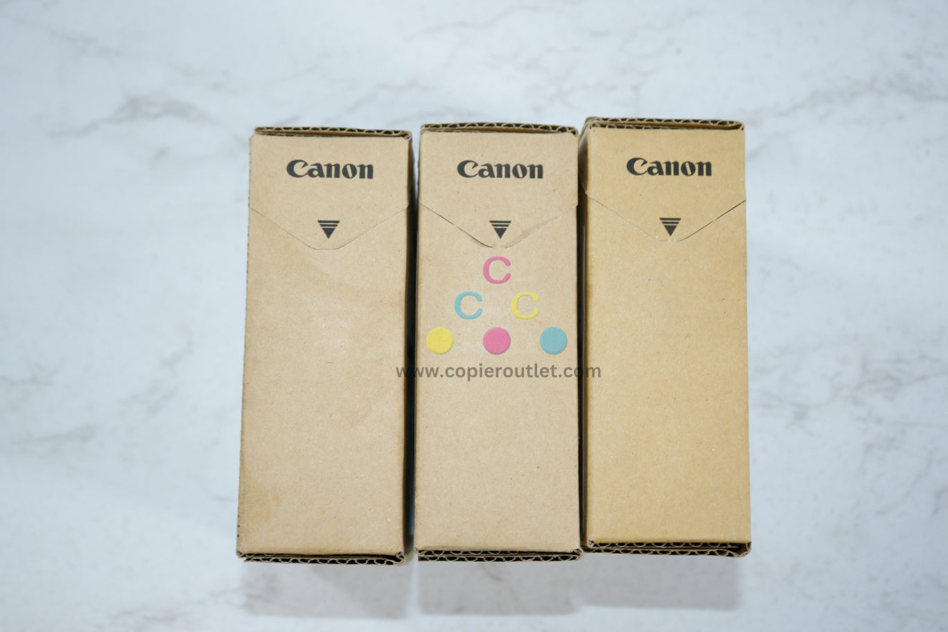 3 New OEM Canon imagePROGRAF IPF 8300, 8400 C,M,BK PF1-306 Ink Cartridges