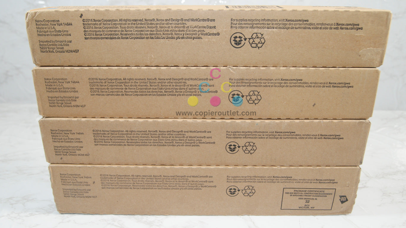 OEM Xerox WC7525,7545,7830,7855i,7970,C8030 CMYK Set 006R01513,14,15,16