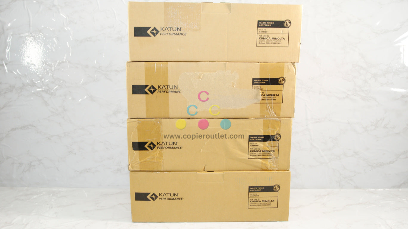 4 Compatible/Katun bizhub C452,C552 A0XP-WY1/A0XP-WY6 Waste Container