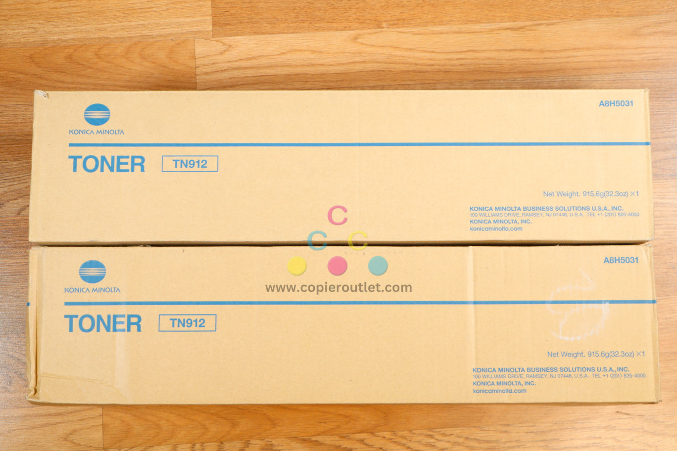 2 Open Genuine Konica Minolta TN912 Toner Cartridges A8H5031 Bizhub 958 Same Day