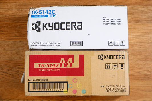 Cosmetic Genuine Kyocera TK-5142 CM Toner Cart Ecosys P6130cdn M6030cdn M6530cdn