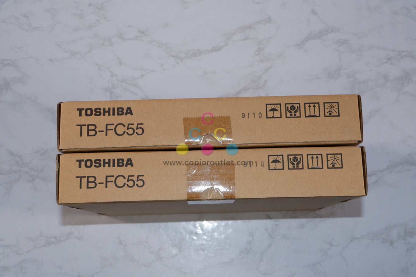 Lot of 2 OEM Toshiba eSTUDIO 5506AC,5508A,5516AC Waste Toner Container TB-FC55