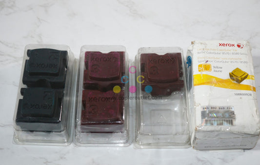 Open OEM Xerox ColorQube 8570,8580 CMY Cube Inks 108R00926,27,28(7 Cubes In Total)