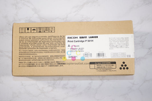 New Genuine Ricoh IM 430Fb, P 501 Black High Yield Toner D896-76 (418446)