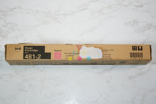 Genuine Oce Imagistics CM2510, CM4010 Magenta Toner Cartridge 481-2, 4812