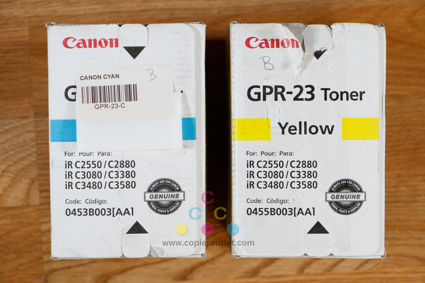 Cosmetic Canon GPR-23 CY Toner Cartridges iR C2550 C2880 C3080 C3380 C3480 C3580