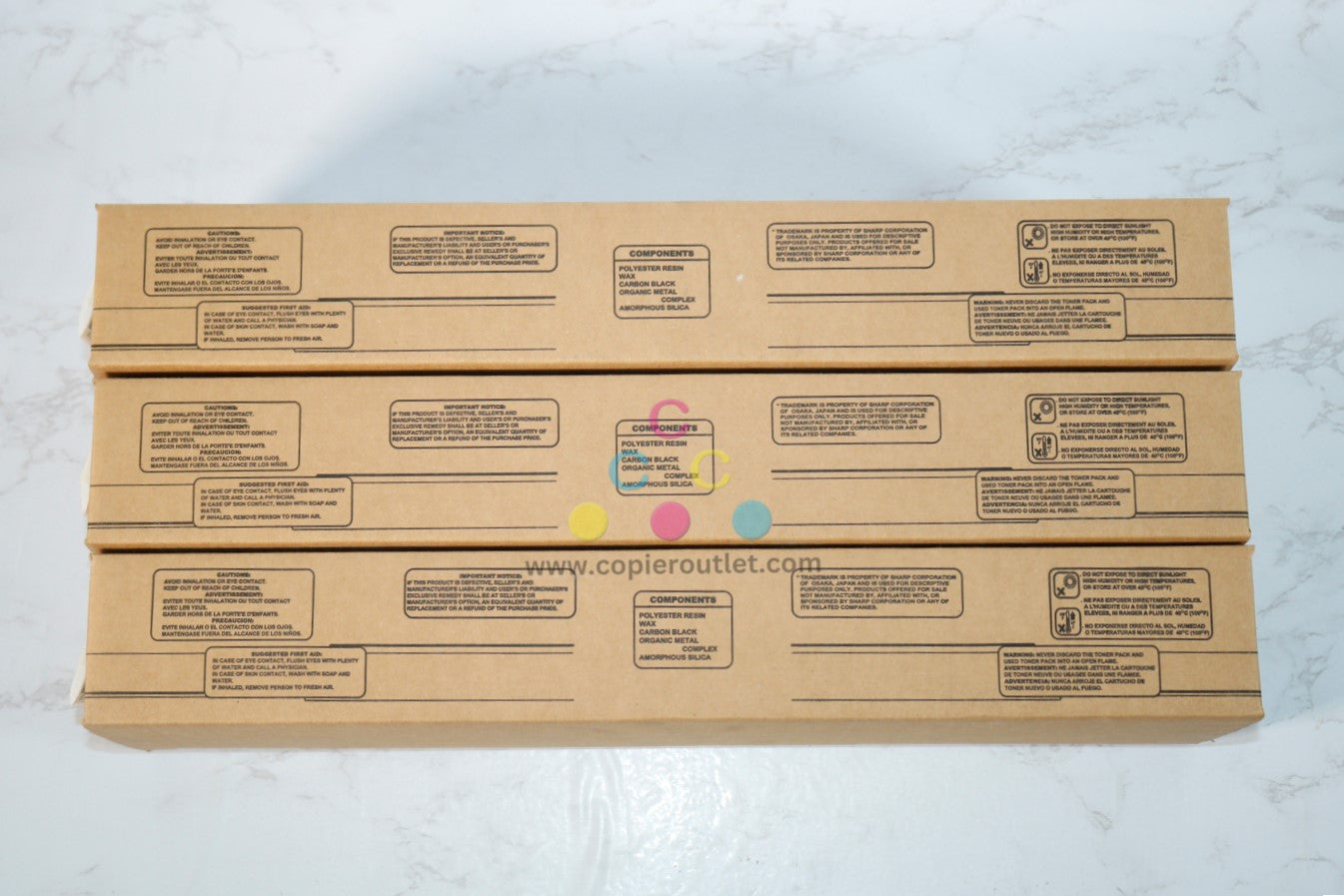 3 Compatible Sharp MX-4110N,MX-4111N,MX-4140N Black Toner Cartridges MX-51NT-BA