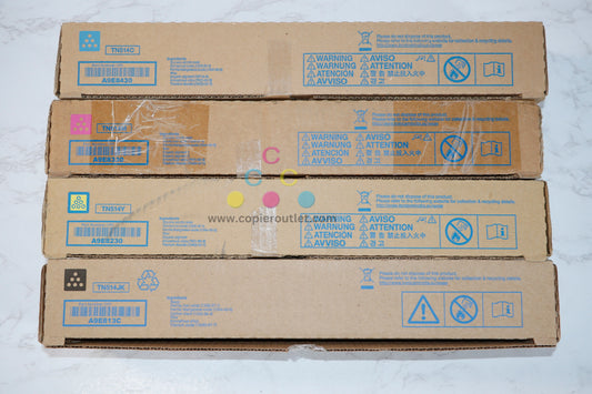 4 OEM Konica Minolta bizhub C458,C558,C658 TN514CMYJK Toners (TN514CMY,TN514JK)