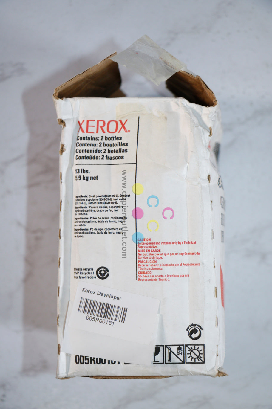 Open OEM Xerox Docuprint 4135, 4635, 5090, 5390 Black Developer 005R00161 (5R161)