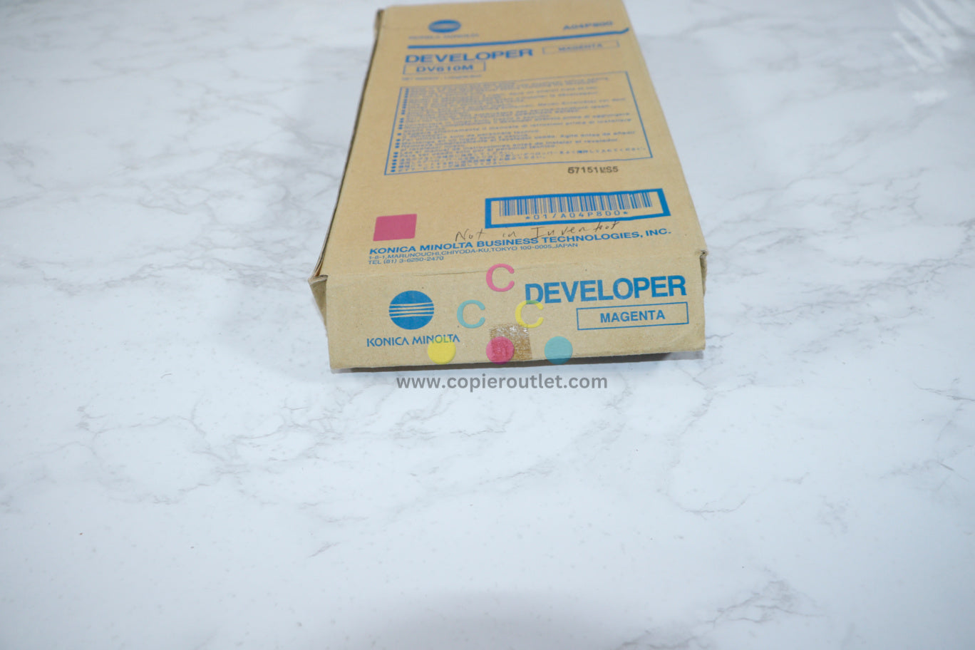 Open Box Genuine Konica DV610M Developer for BHPRO C5501,C6500eP,BP650,CS665