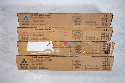 Cosmetic New Genuine Ricoh 842279,80,81,82 IMC4500, C6000 CMYK Toner Set