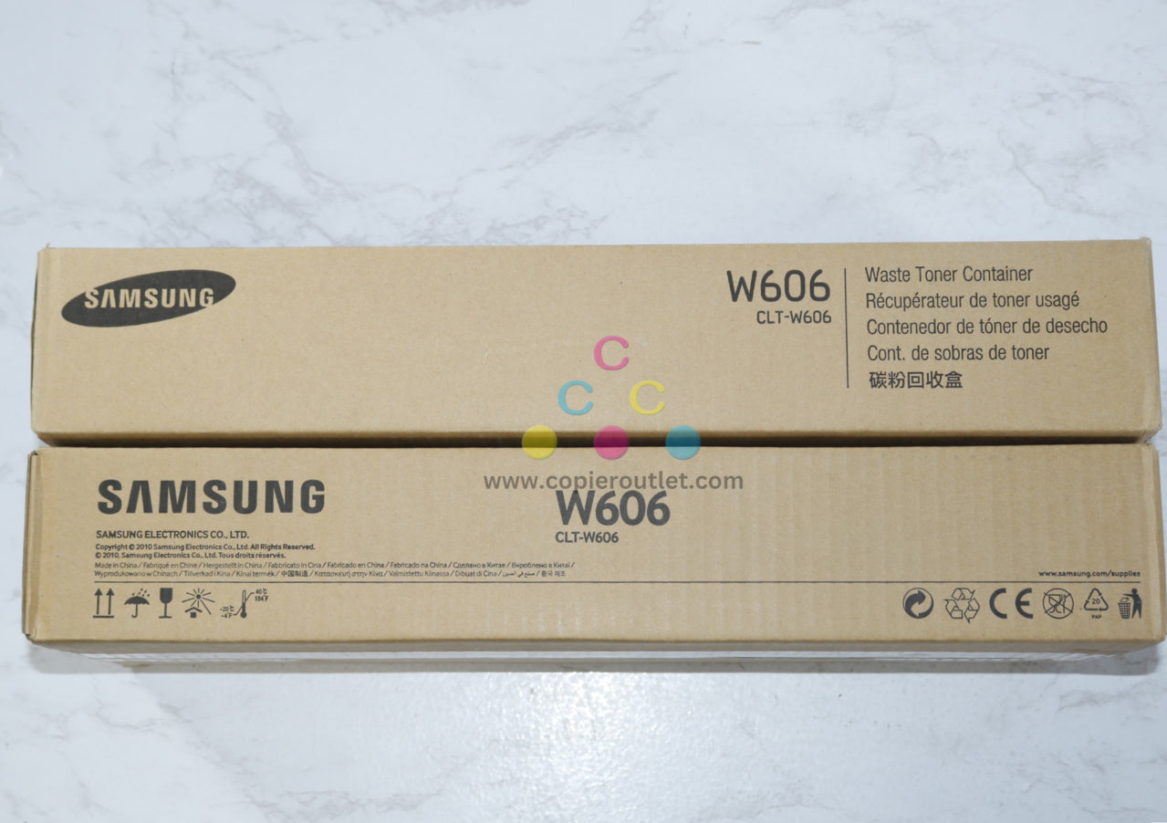 2 OEM Samsung CLX-9250ND,CLX-9252NA Waste Toner Container- CLTW606(CLT-W606)