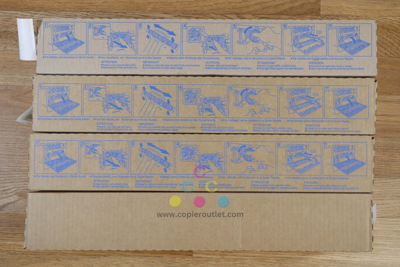 OEM Konica Minolta TN321 CMYK Low Yield Toner Cartridges BH C224/C284/C364/C364e