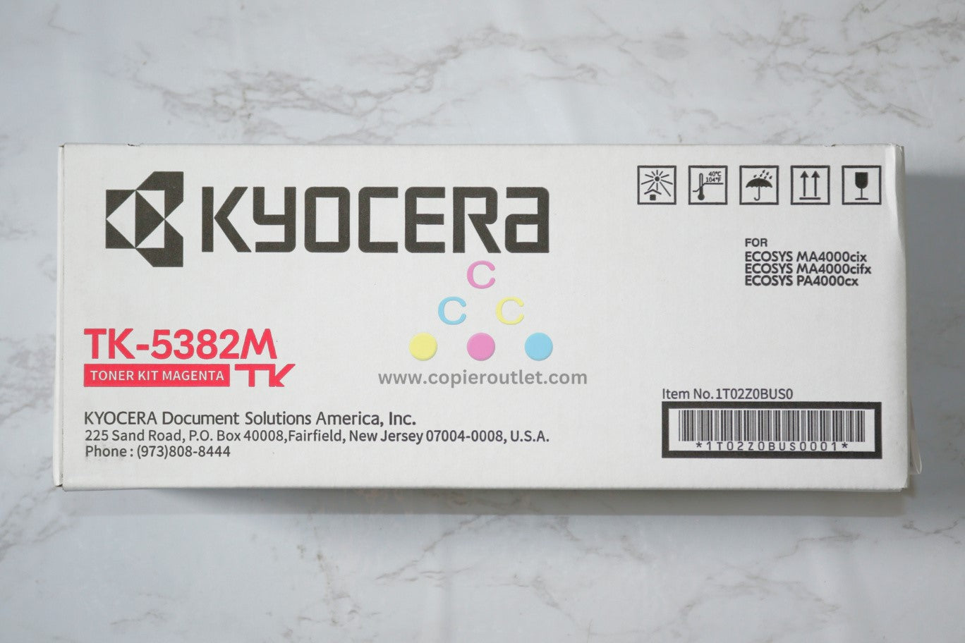 New OEM Kyocera ECOSYS MA4000, PA4000 Series Magenta Toner Kit TK-5382M