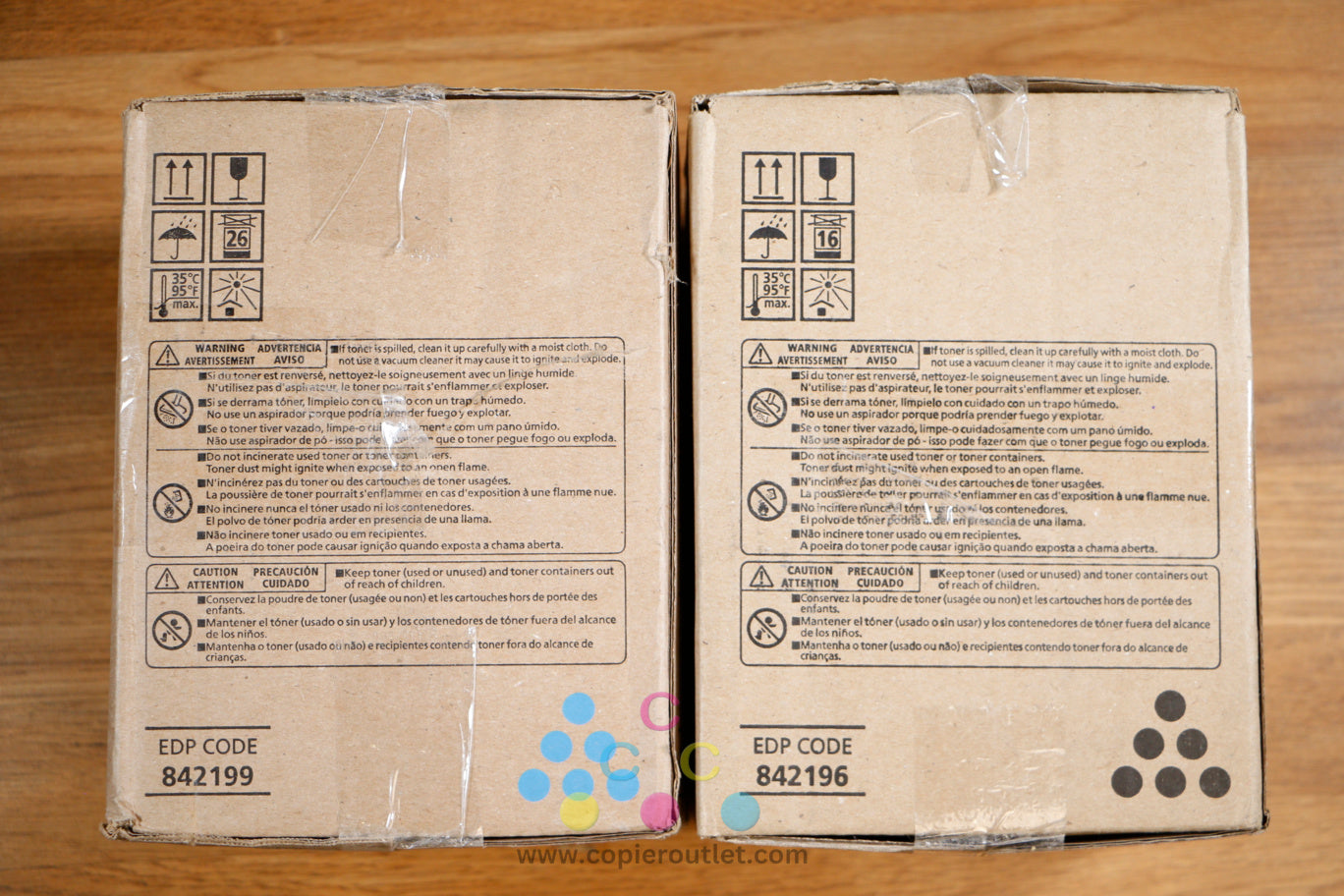 Genuine Ricoh MP C8003 Cyan Black Toner Cartridges IM C6500 C8000 MP C6503 C8003