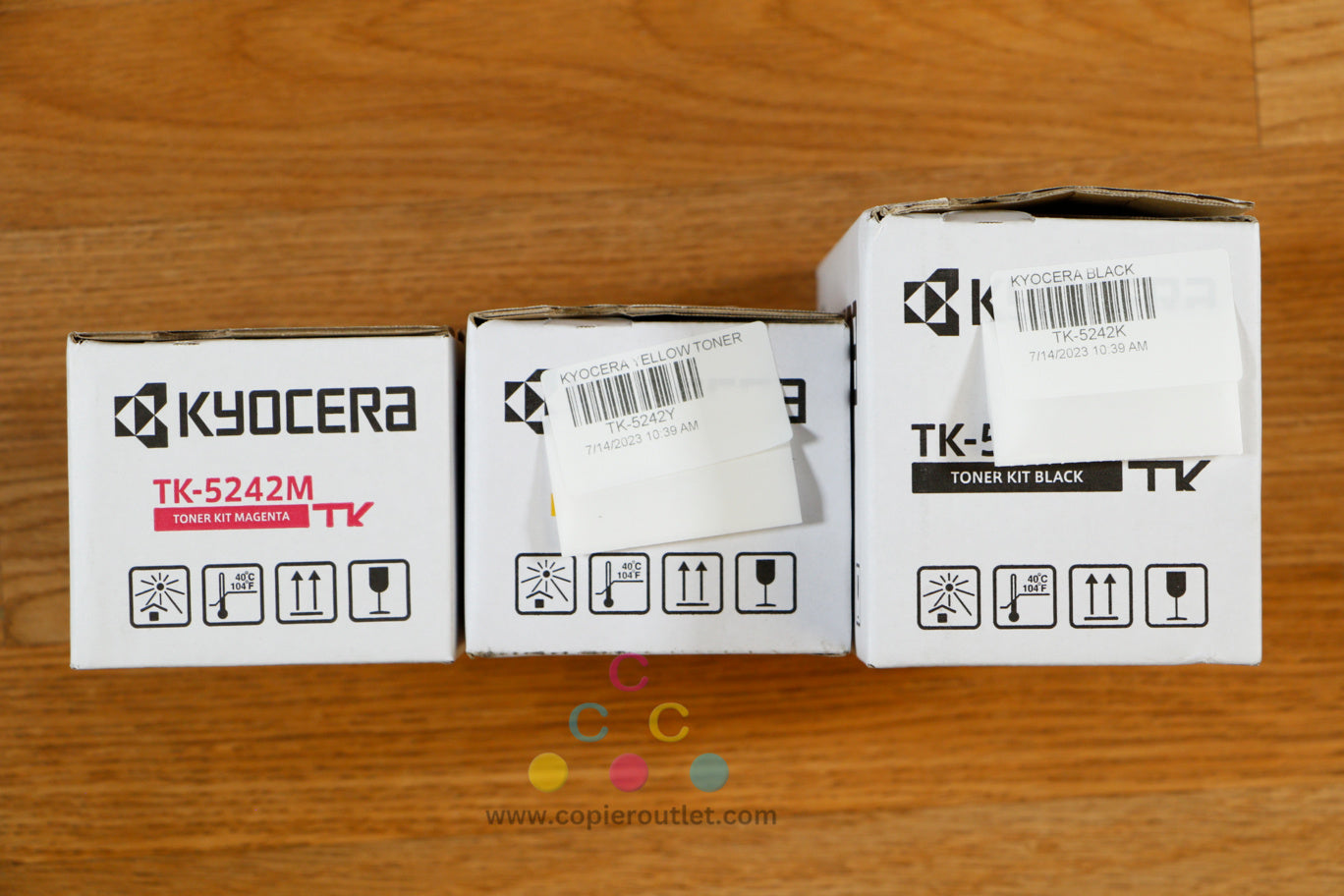 Genuine Kyocera TK-5242 MYK Toner Cartridge ECOSYS P5026cdn P5026cdw M5526cdw !!