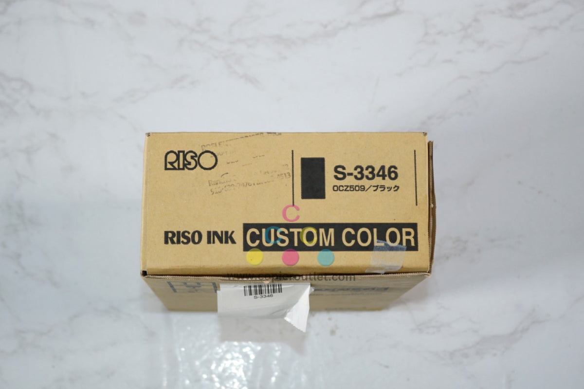 Riso Rz200 Ink New OEM Riso RZ-200,RZ-220,RZ-300,RZ-310 Custom Color Black Ink S-3346