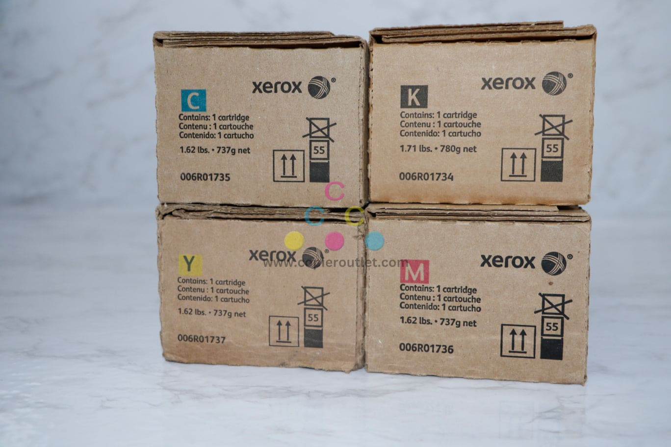 Genuine Xerox 006R01734, 35,36,37 PrimeLink C9065, C9070 Same Day Ship