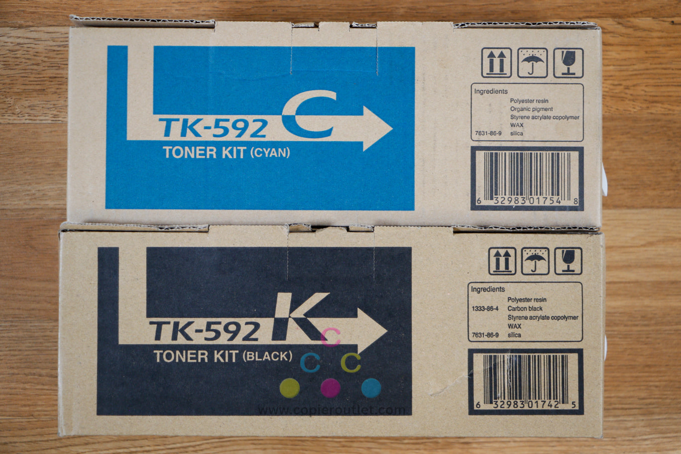 Genuine Kyocera TK-592 CK Toner Kits ECOSYS M6026cidn/FS-C2526MFP/FS-C5250DN!!!!