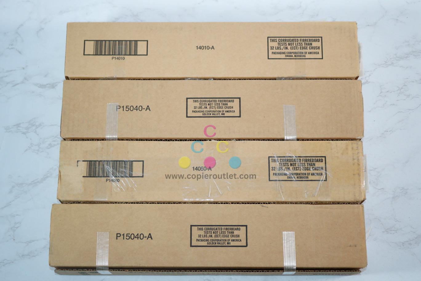 4 New OEM Toshiba eSTUDIO 2010AC,2510AC, T-FC210U/TFC210U CMYK Toners Carts.