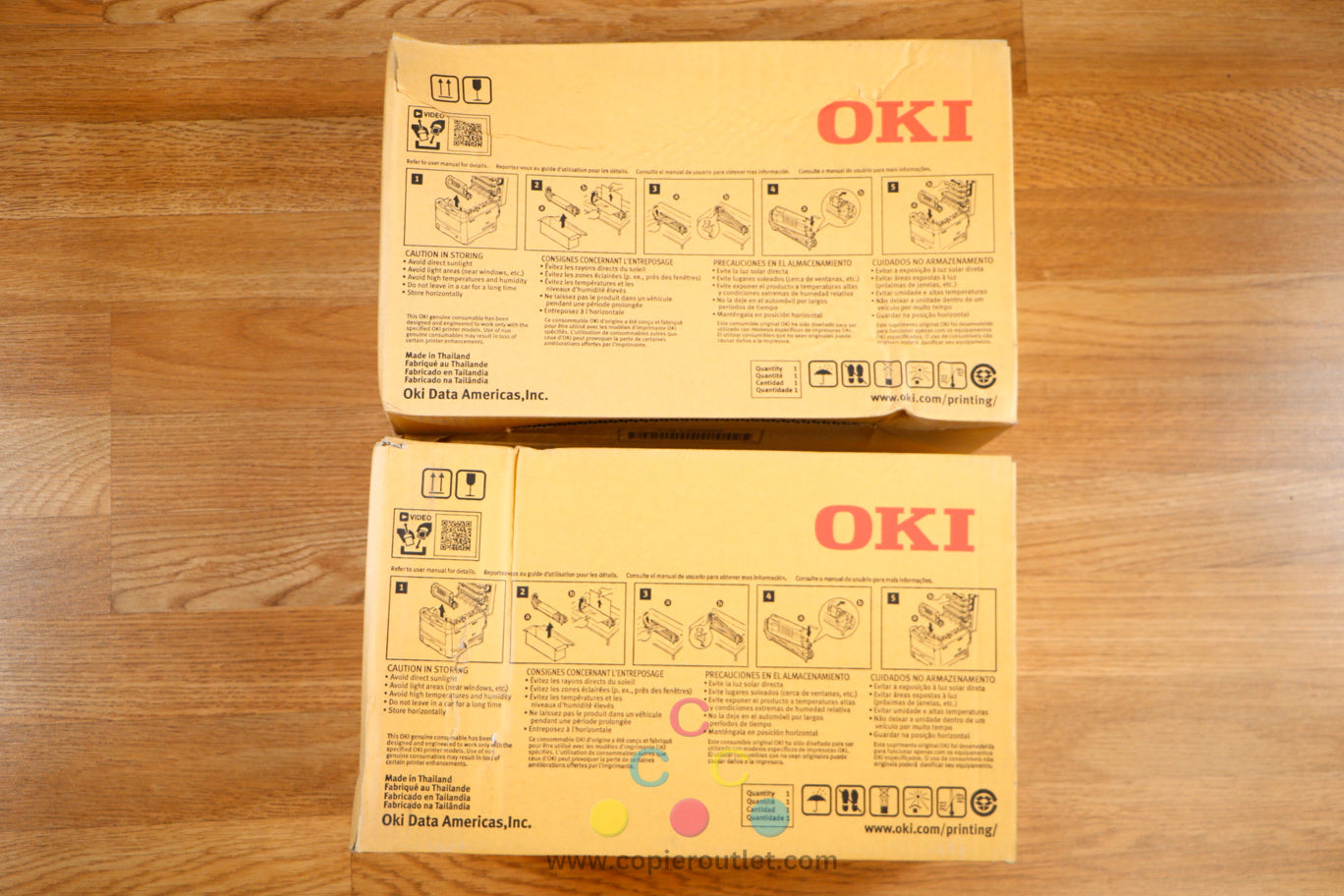 Genuine Oki CY Image Drums Okidata MPS3537mc MPS4242mc MPS4242mcf MPS4242mcfx!!!