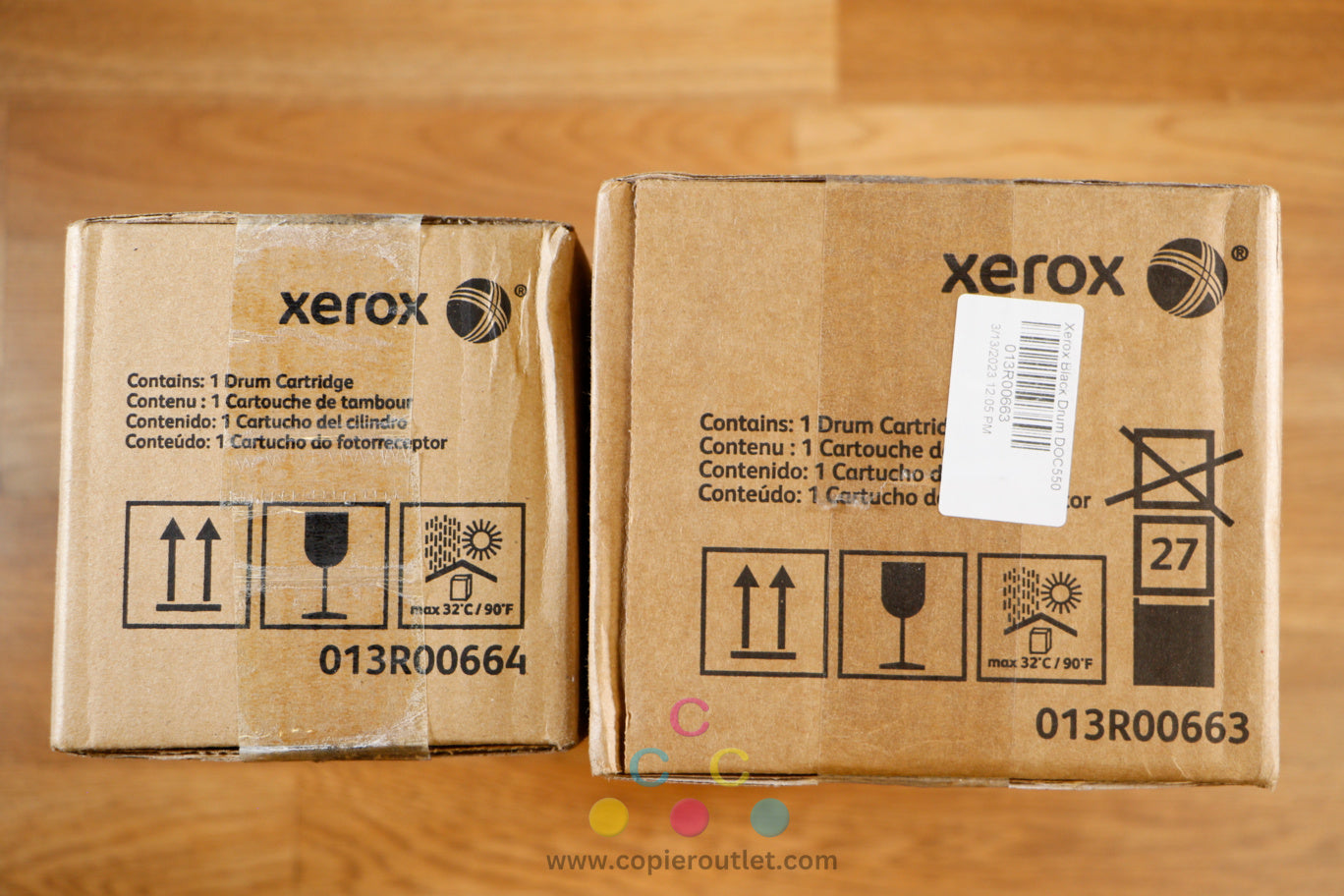 Xerox Black / Color Drum Cartridges Color 550 560 570 C60 C70 013R00663, 664!