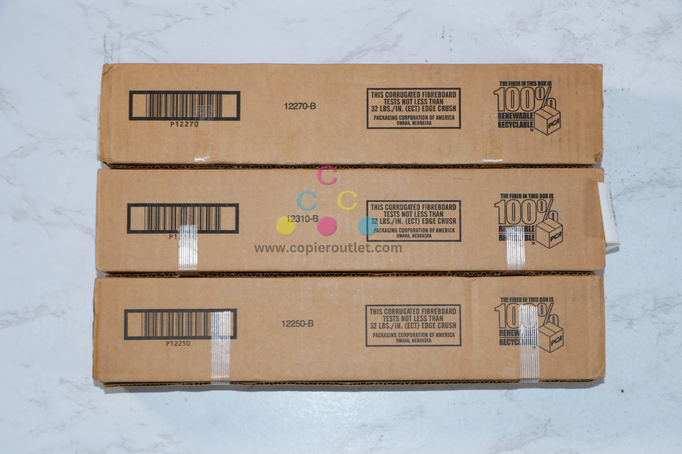 3 New OEM Toshiba e-STUDIO 2050C,2550C,2051,2551C CYK Toner Cartridges T-FC30U