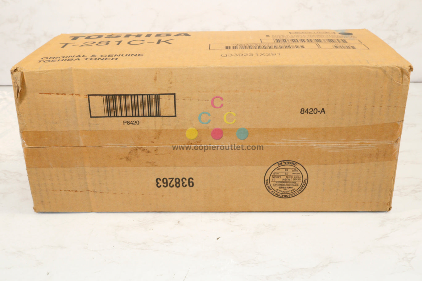 4 OEM Toshiba eStudio 281C, 351C, 451C T-281C-K Black Toner Same Day Shipping!!