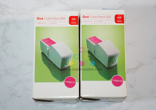 2 New OEM Oce ColorWave 300, CW300 Magenta Ink Tank Cartridges 1060091362