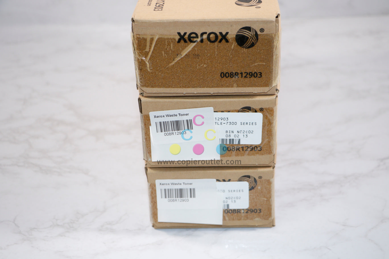 3 OEM Xerox C2128,C2636,C32,C3545,C40 Toner Waste Containers 008R12903(8R12903)