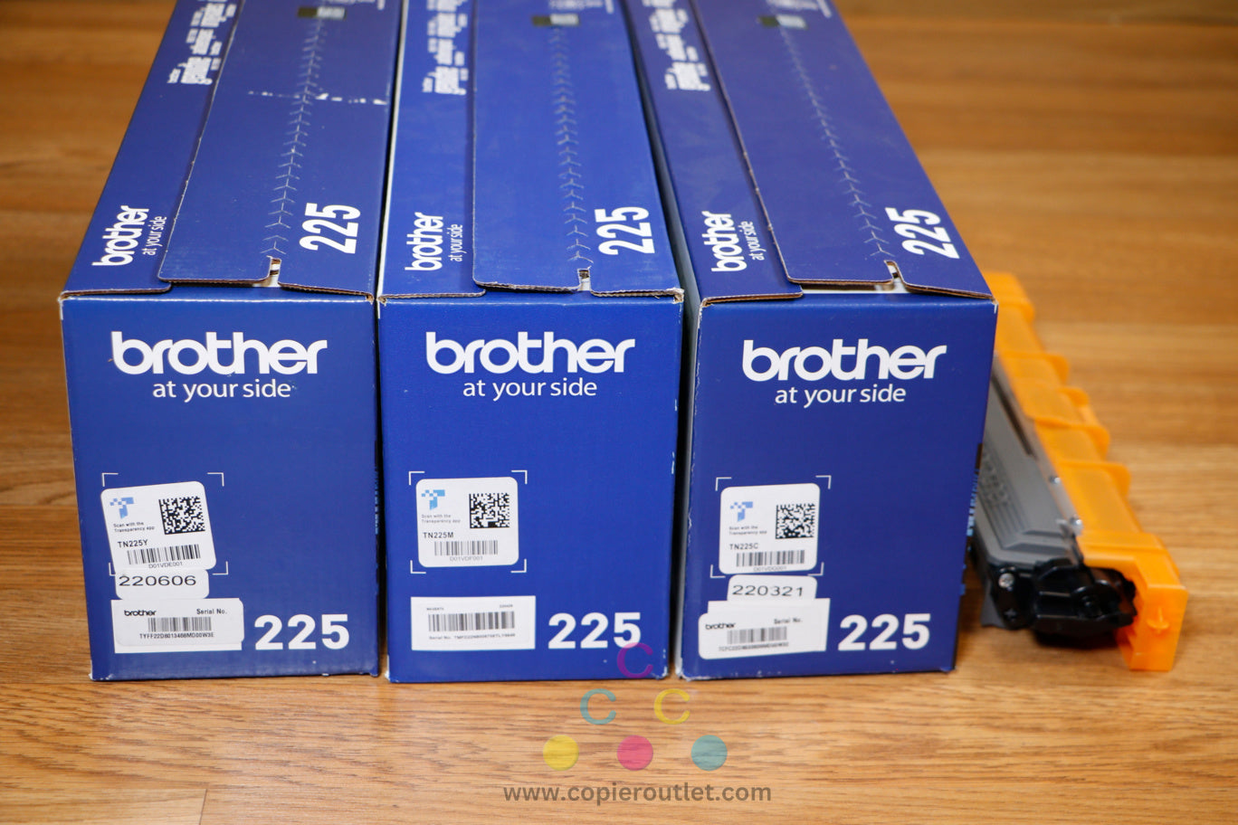 Open K Genuine Brother CMYK Toner Set HL-3140CW HL-3170CDW HL-3180CDW MFC9340CDW