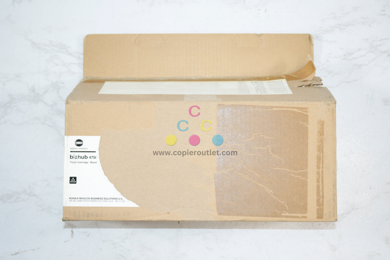 Open Box Genuine Konica Minolta BizHub 4750/4050 Black Toner TNP44, A6VK01F