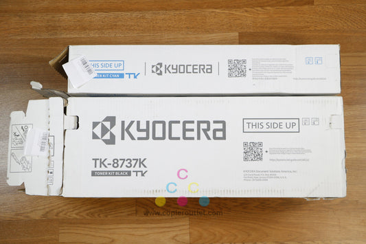 Open Genuine Kyocera TK-8737 CK Toner Kits TASKalfa 7052ci 7353ci 8052ci 8353ci!