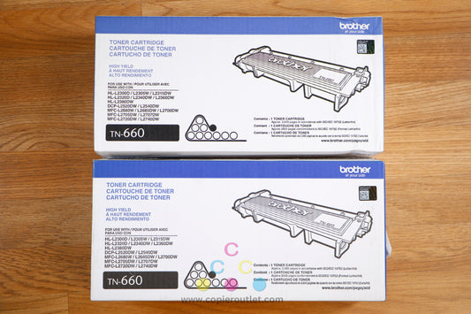 Genuine Brother TN-660 Black Toner Cartridge DCP-L2520DW HL-L2300D MFC-L2740DW !