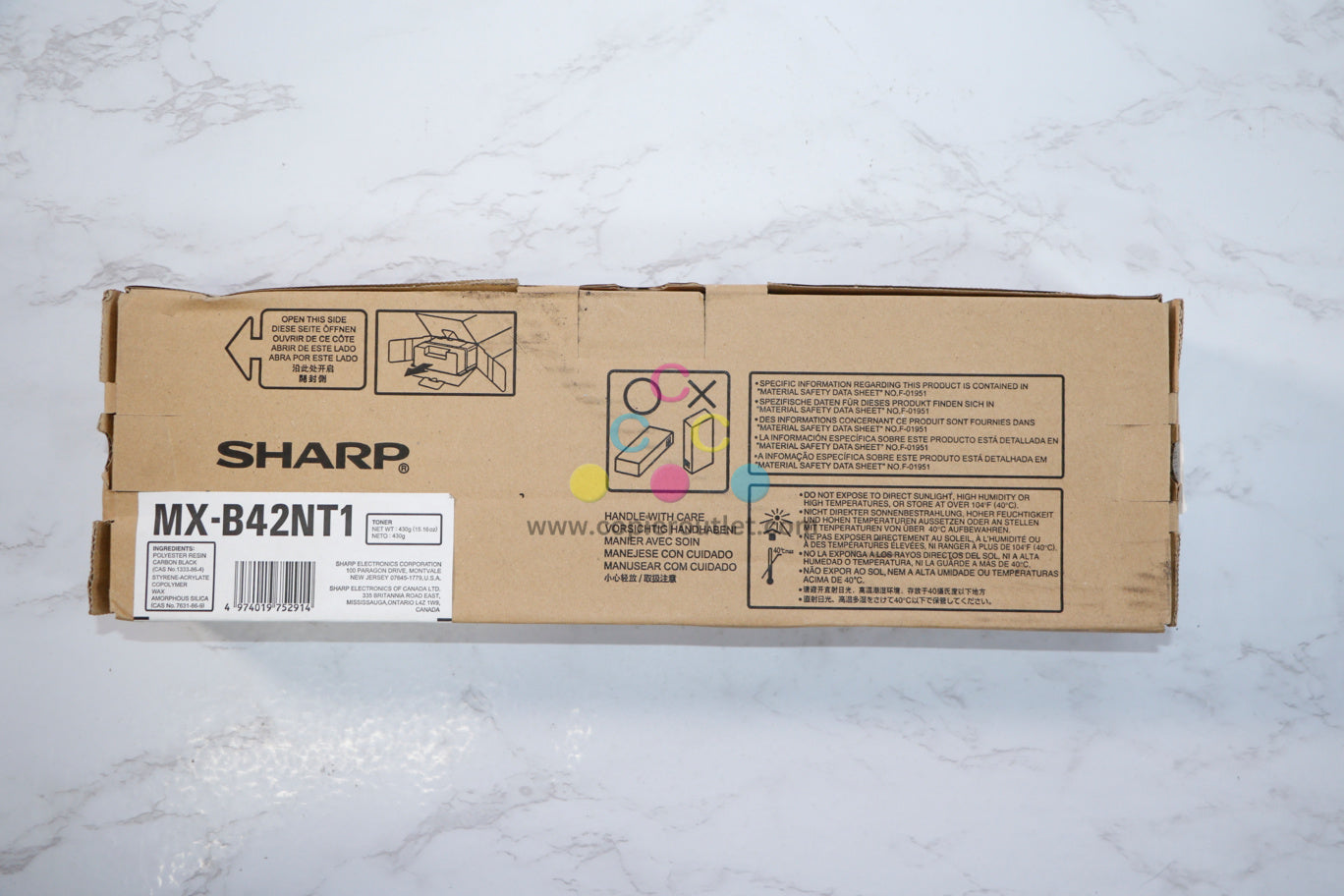 New OEM Sharp MX-B402,MX-B402SC Black Toner MX-B42NT1 (MXB42NT1) Same Day Ship