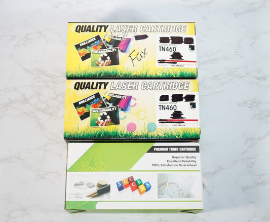 3 Compatible Brother DCP-1200,DCP-1400,4100e Black High Yield Toner TN-460,TN460