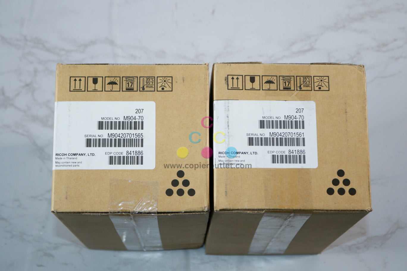 2 New OEM Ricoh MP401SPF, MP402SPF, SP4520DN, Black Toners 841886, M904-70