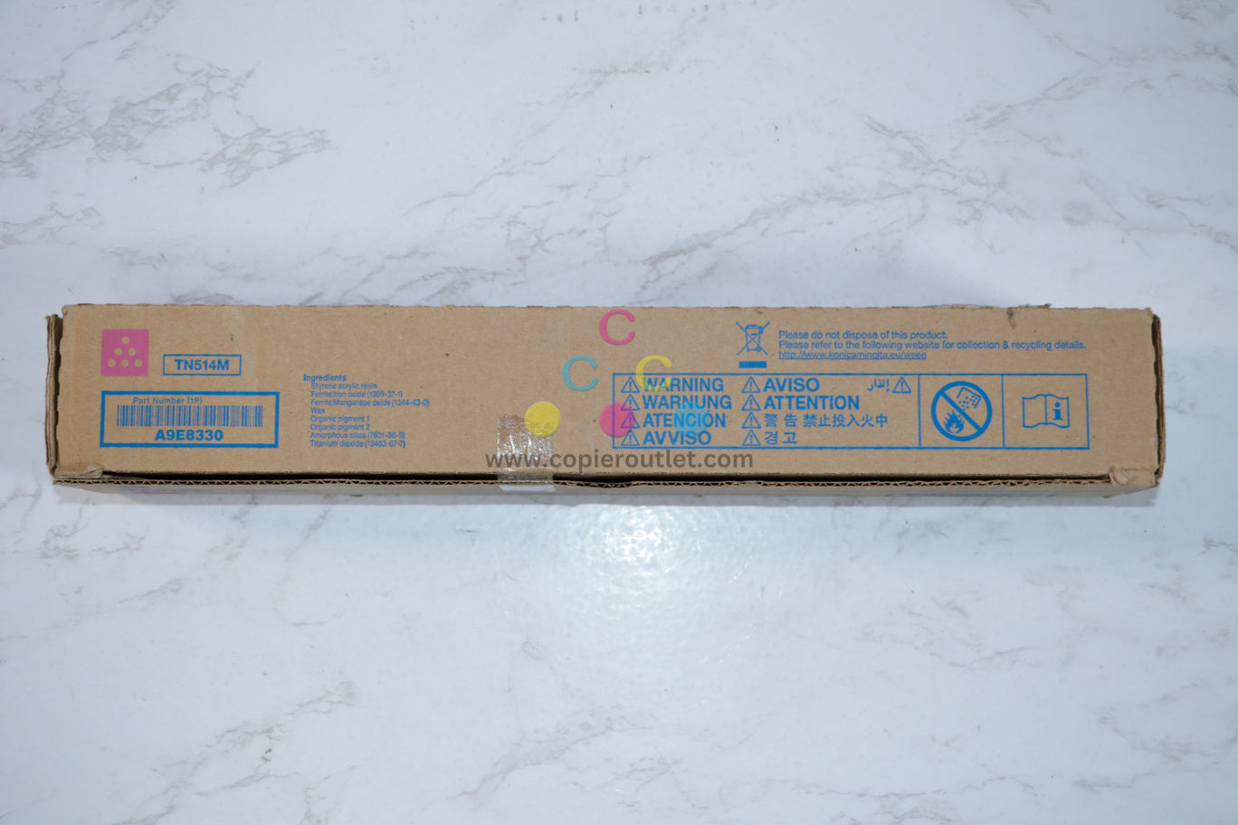 Cosmetic OEM Konica Minolta BizHub C458,C558,C658 Magenta Toner TN514M