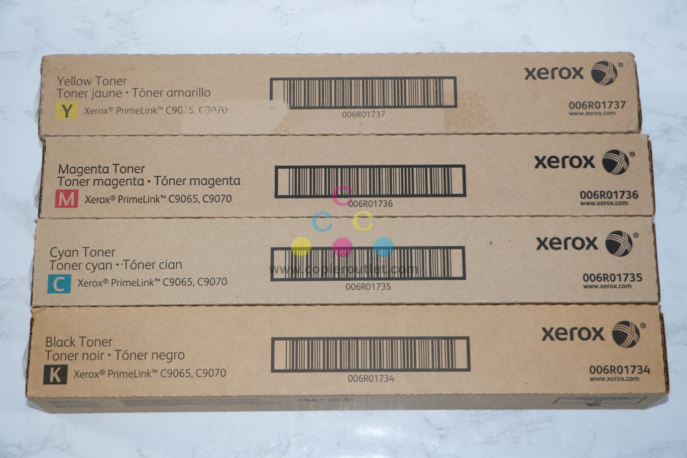 Genuine Xerox 006R01734, 35,36,37 PrimeLink C9065, C9070 Same Day Ship