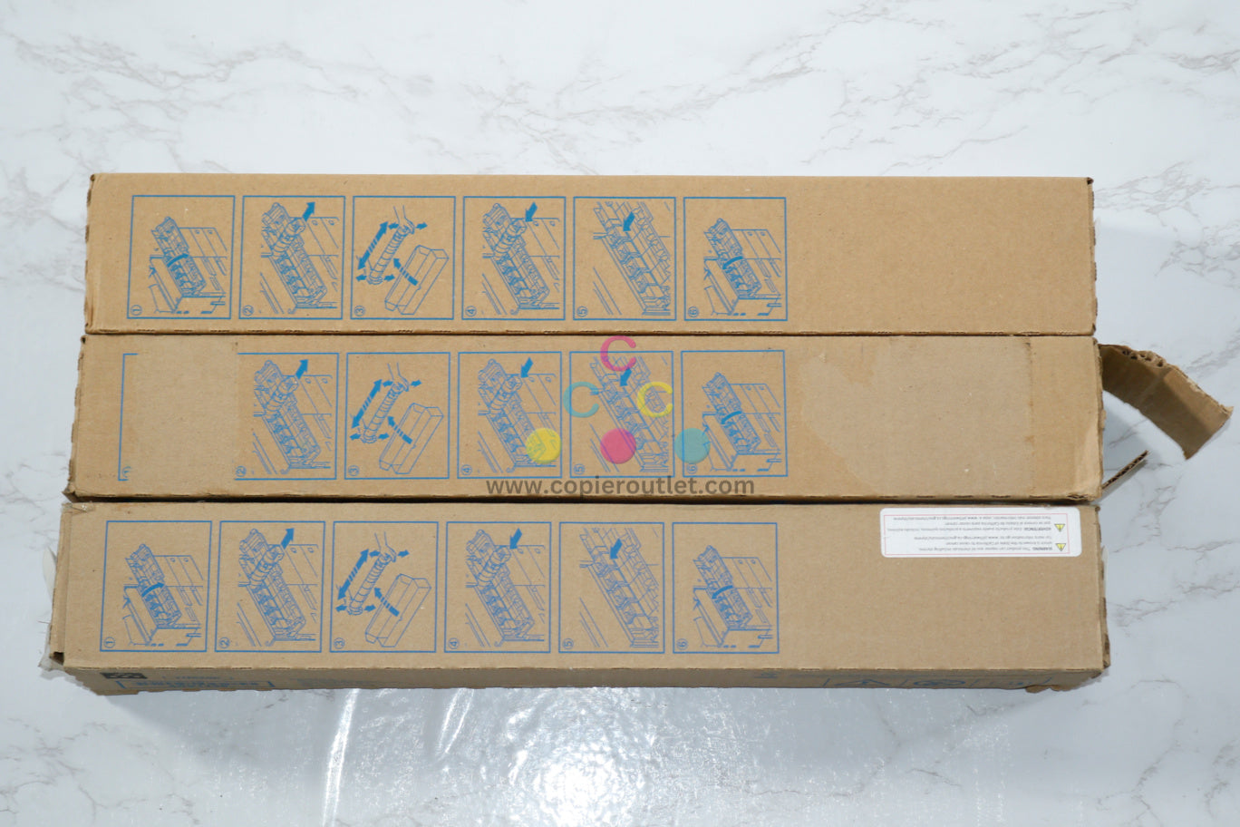 3 Cosmetic OEM Konica Bizhub C450i/C550i/C650i TN626 CYK Toners  ACV1430,230,130