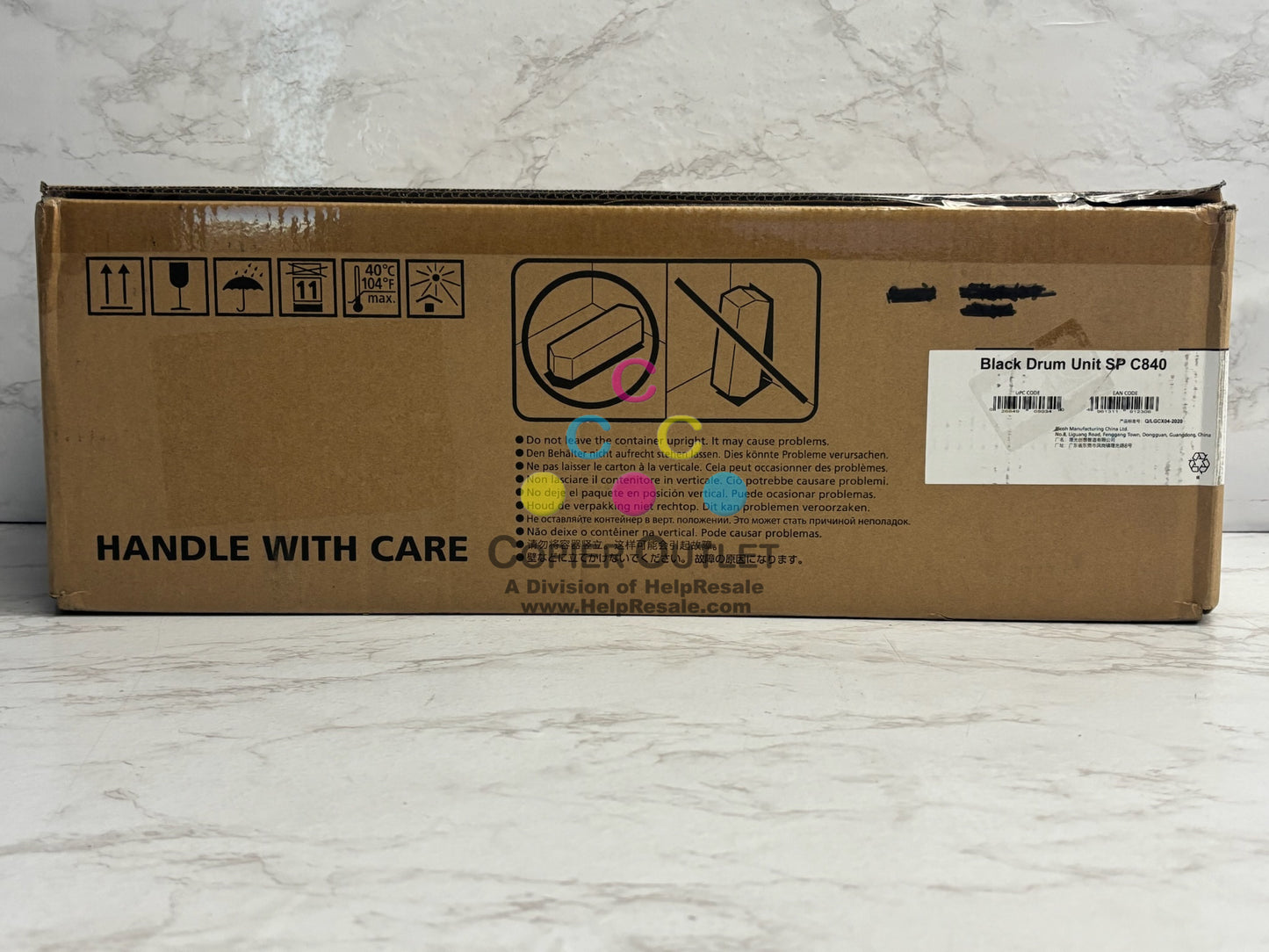 New Genuine Ricoh SP C840dn, C842dn Black Drum Unit M945-02, 408034