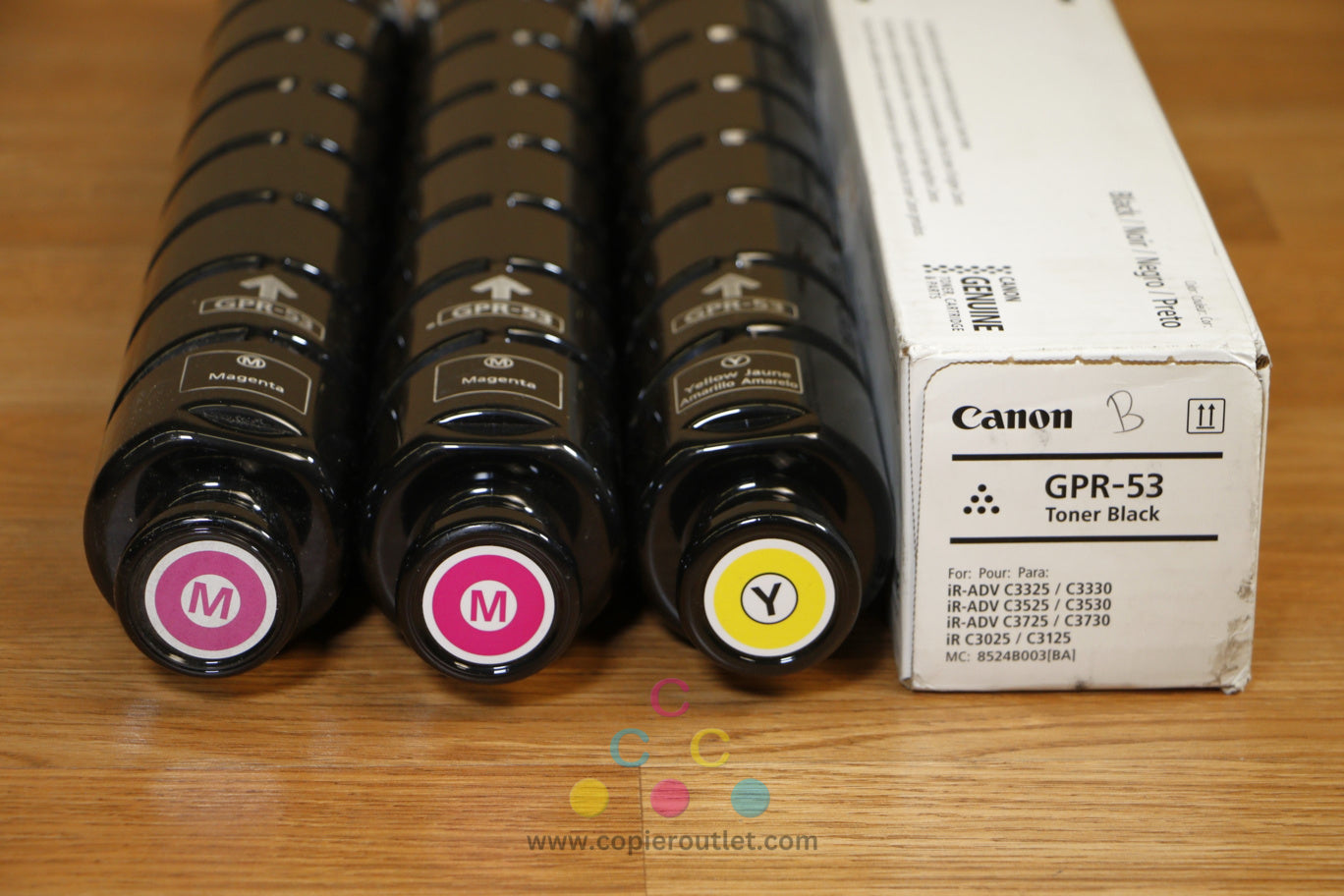 Open Genuine Canon GPR-53 MMYK Toner Cartridges iR ADVA C3325 C3330 C3525 C3530!