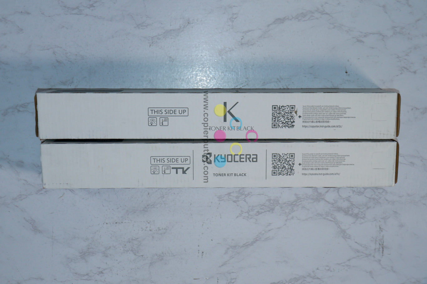 2 New OEM Kyocera 5052ci 5053ci 6052ci 6053ci Black Toner Kits TK-8519, TK-8517